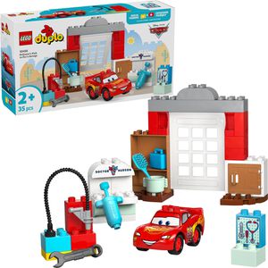 LEGO-DUPLO Disney 10456 McQueens Besuch in Docs Werkstatt, ab 2 Jahre, 35 Teile