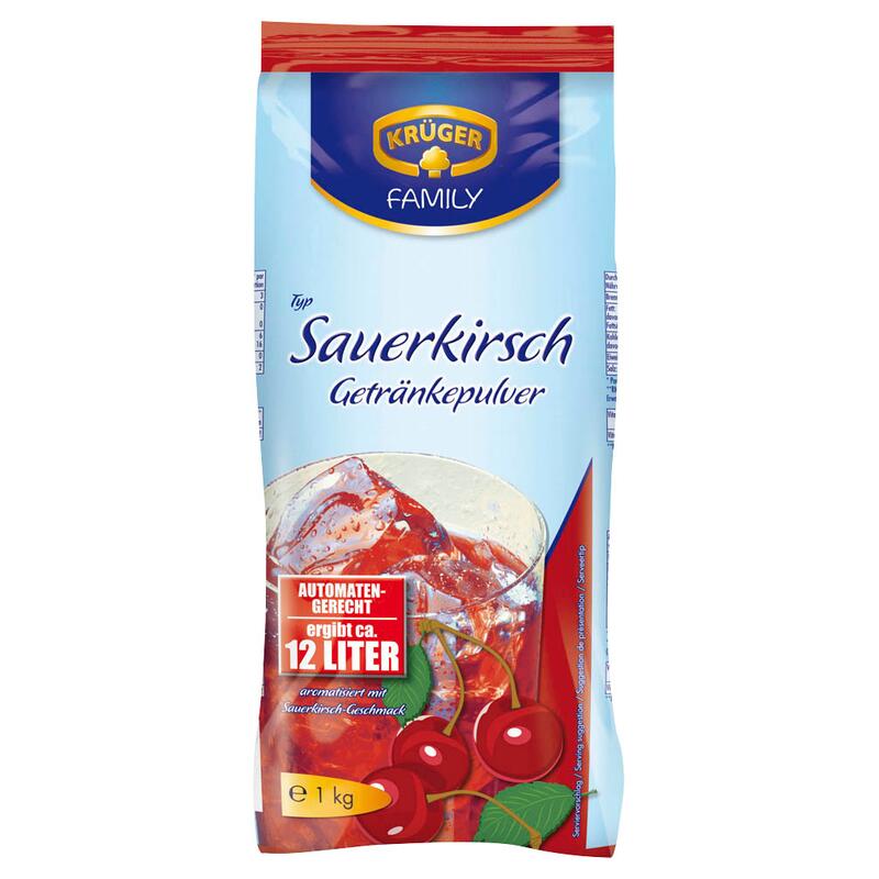 KRÜGER FAMILY Sauerkirsch Getränkepulver 1,0 kg 708200005