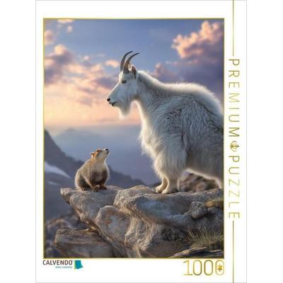 CALVENDO Puzzle Freunde hoch über den Wolken | 1000 Teile Lege-Größe 64x48cm Foto-Puzzle für glückliche Stunden, Game von , Calvendo Puzzle