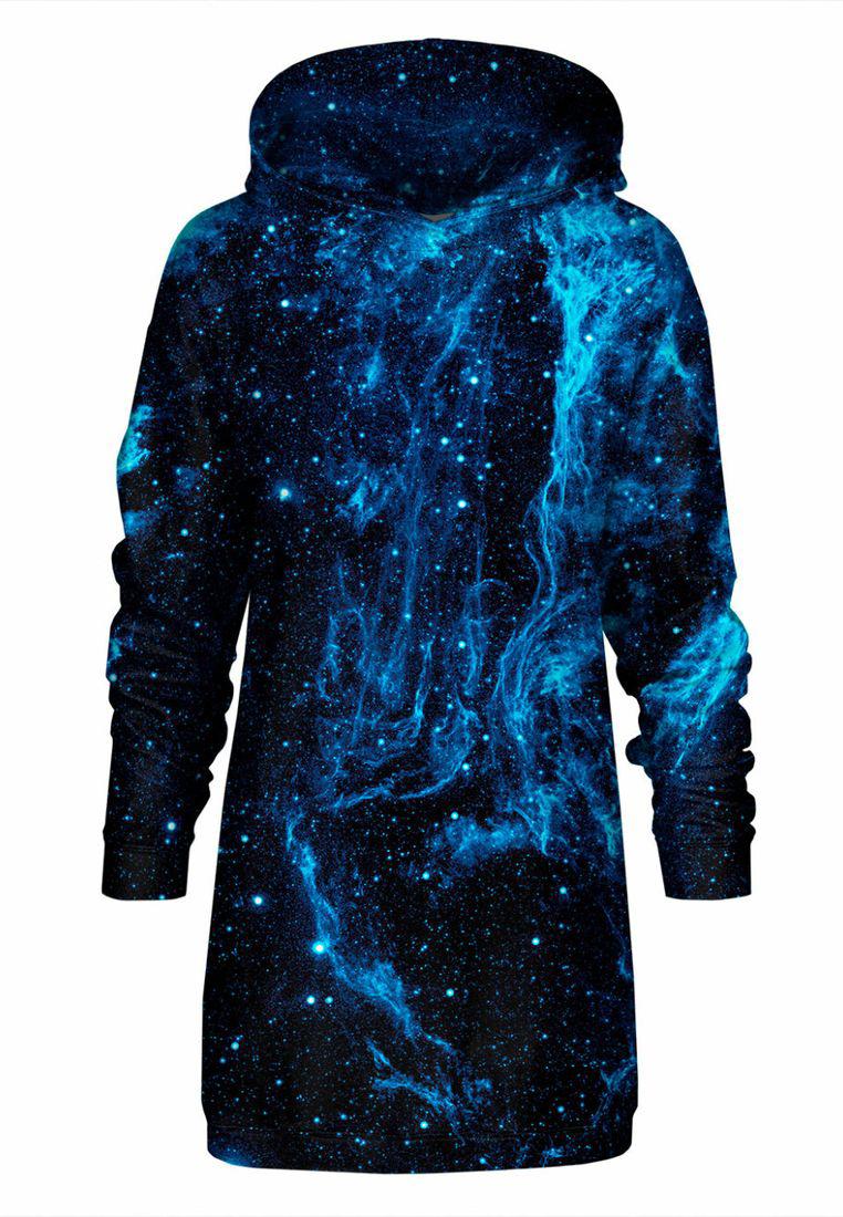 "Cygnus Loop" Oversize Hoodie-Kleid