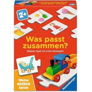 Ravensburger Lernspiel 12010012, Was passt zusammen, ab 2 Jahre, 1-4 Spieler