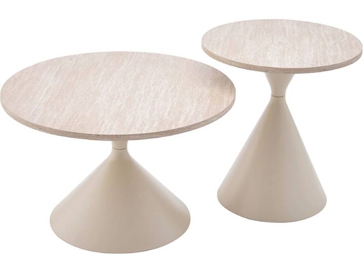 Set für Couchtische MERIDA 70x70x54.5cm beige