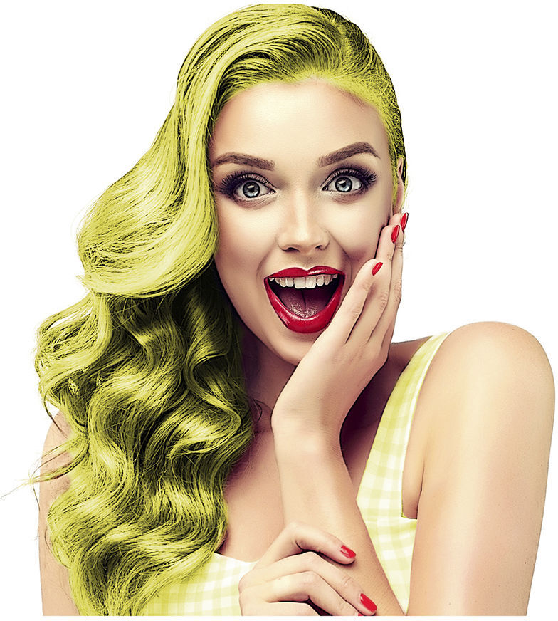 Hairgum SIXTY’S Color hair color #yellow sunrise