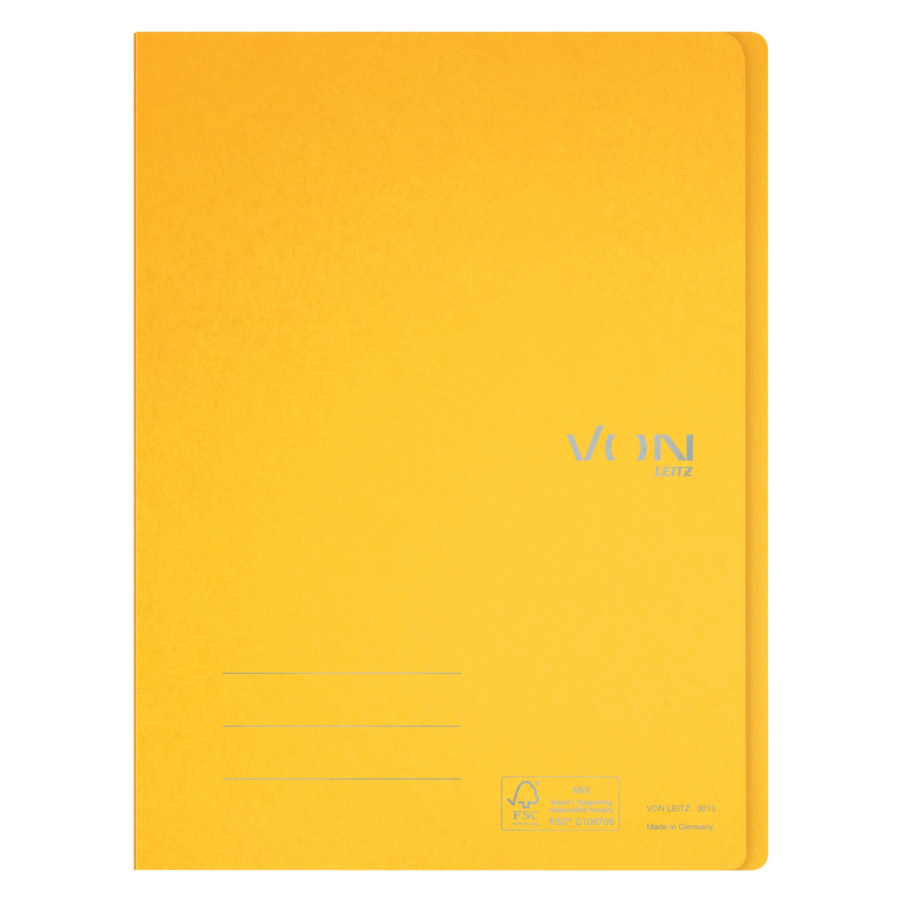 von Schnellhefter mit Heftmechanik, Gelb (A4, 1x) (3013-00-15)