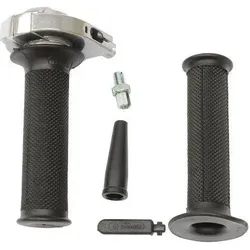 Tommaselli, Motorrad Zubehör, Gasgriff HF Vintage, komplett, Aluminium, Poliert, - Aprilia, Moto Guzzi, Ducati