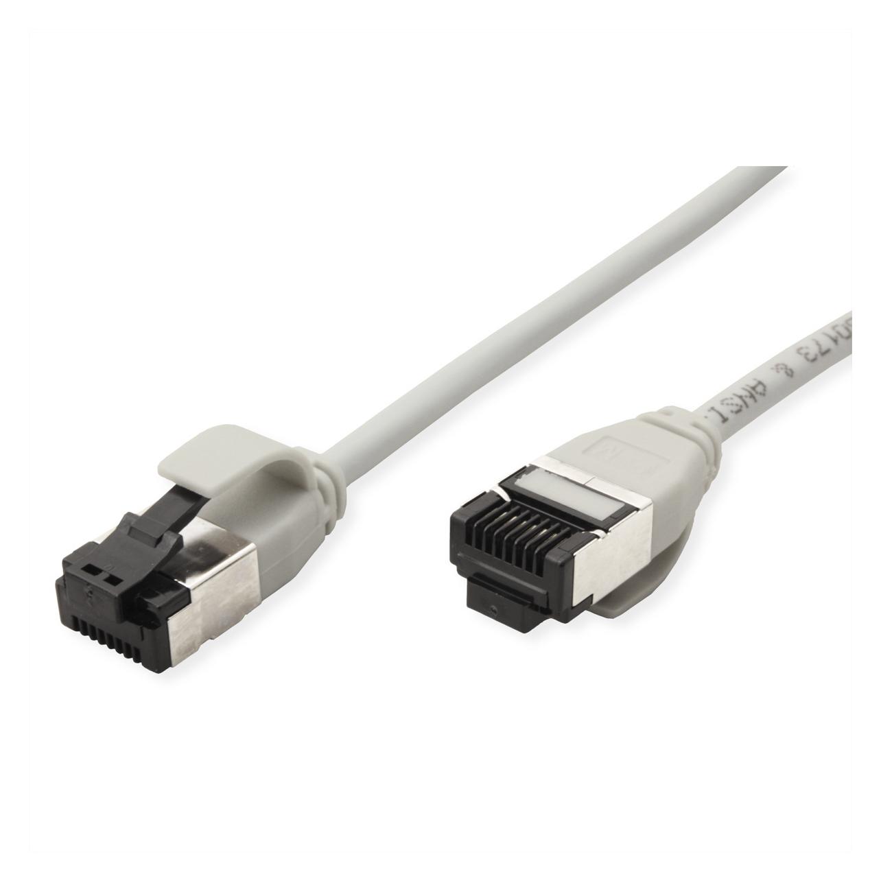 Roline U/FTP P-Kabel Kat 8.1, grau, 1.5m PoE, Slim (U/FTP, CAT8.1, 1.50 m) (21.15.3214)