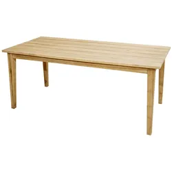 OUTFLEXX Dining-Tisch Borneo, Akazie gebürstet, natur, 220x100 cm, FSC®-zertifiziertes Produkt