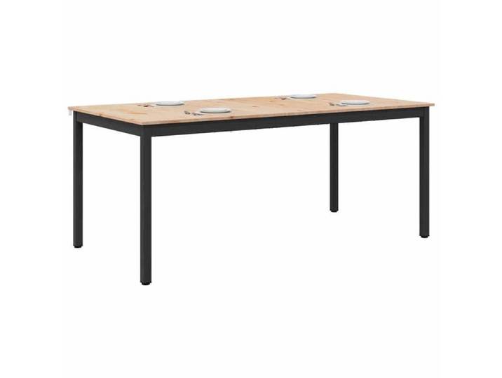 Neuf& 5863 Mobilier de cuisine - - Mode Table de salle à manger / Table de repas Naturel 26.3 kg
