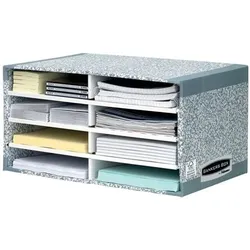 Bankers Box Sortierstation System 08750EU 49x26x31cm grau/weiß