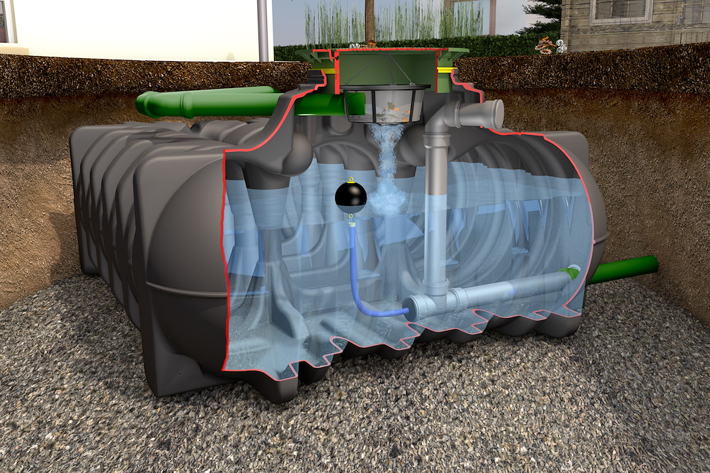 GRAFOTTOGMBH PLATIN Flachtank 5000 L Retentionszisterne 16942187