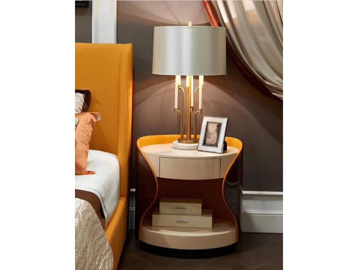 Xlmoebel Nachttisch Elegante Design-Konsole aus Holz für stilvolle Schlafzimmergestaltung (Nachttisch), Hergestellt in Europa