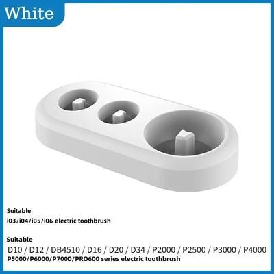 Uplift Essentials Universal Electric Toothbrush And Brush Head Storage Rack white