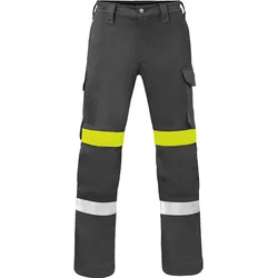 Multinorm Bundhose "80395" Force+ - 26 - dunkelgrau/gelb