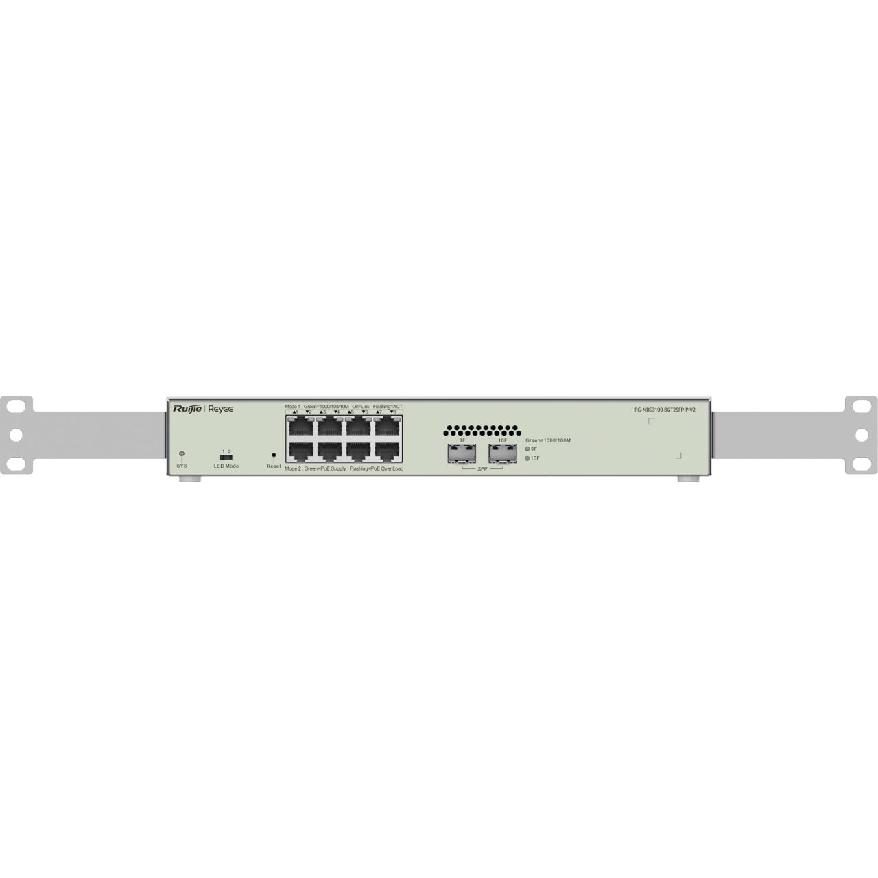 Reyee RG-NBS3100-8GT2SFP-P-V2 L2 Cloud Managed Switch