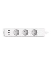 TP-LINK Tapo P300 V1 Smart Power-Steckdosenleiste Wechselstrom 220-240 V 2300 Watt Wi-Fi Eingabe Eingang Stromversorgung Ausgangsanschlüsse: 6 2 x USB 24 pin USB-C 3 x 1,5 m Weiß (TAPO P300)
