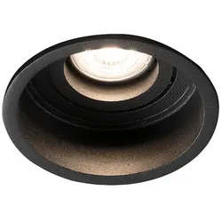 Faro Deckeneinbauleuchte HYDE R GU10, IP20, rund, schwenkbar, schwarz matt FAR-40119