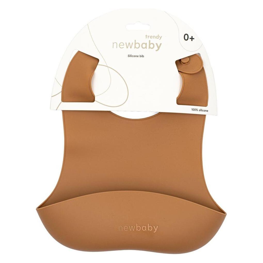Wiky Silikon-Lätzchen New Baby braun (57941201)