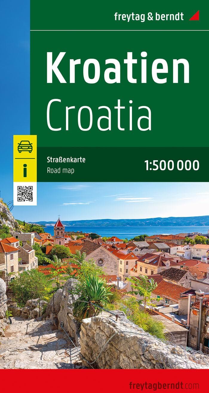 Kroatien, Straßenkarte 1:500.000, freytag & berndt (freytag & berndt Auto + Freizeitkarten) - Preis vom 13.10.2026 11:25:28 h