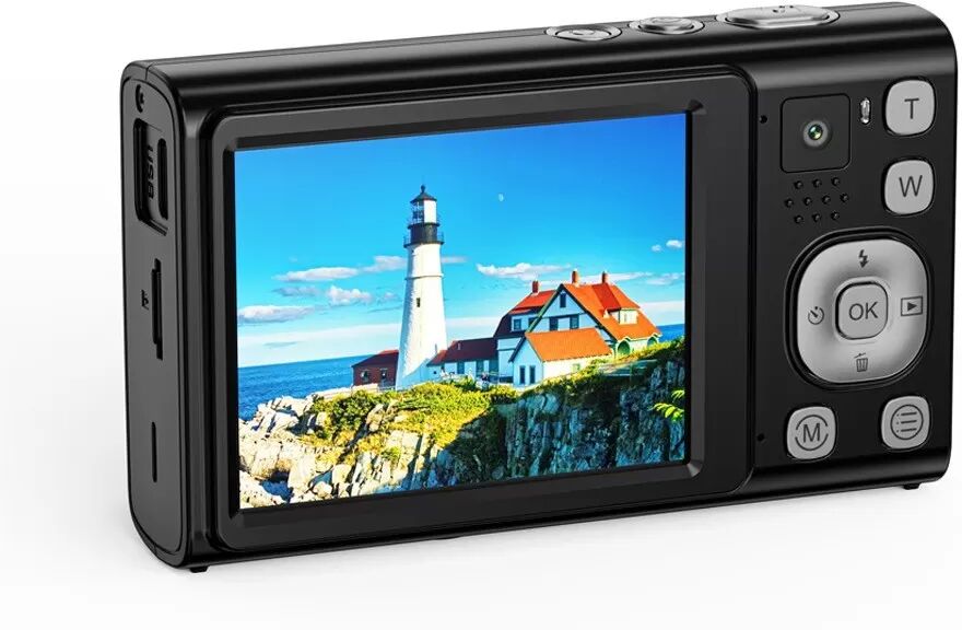 INF Appareil Photo Numérique Haute Définition avec Zoom Optique 6x et Double Objectif