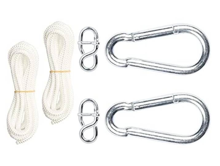 Hangmatbevestiging 'Simple' White - Wit/Ecru