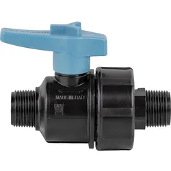 Kugelhahn mit AG/AG DN20 (3/4'')