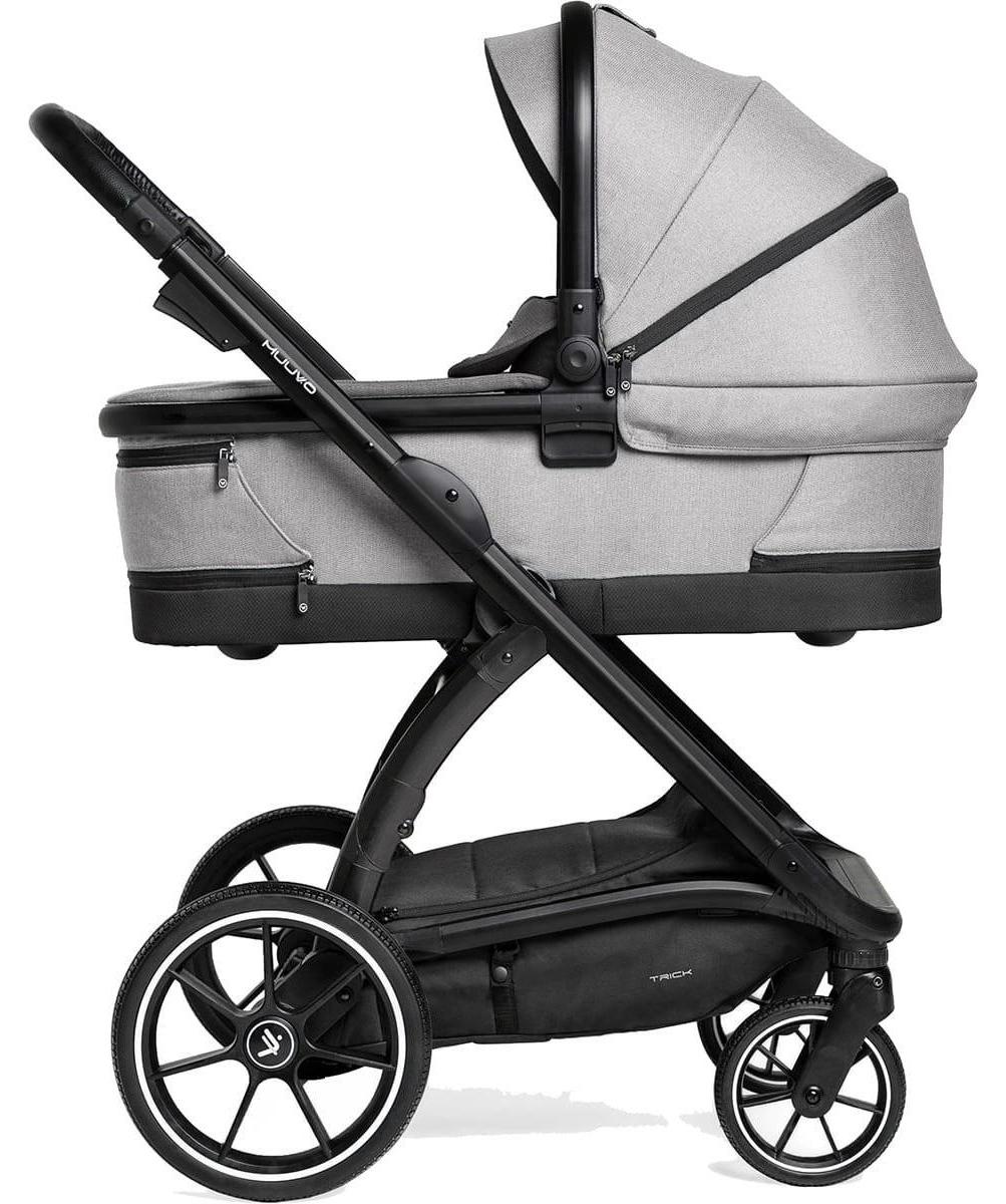 Muuvo Kinderwagen Trick Set 2in1 Steel grey