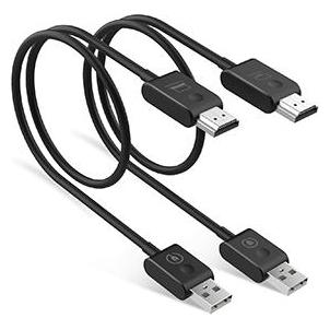 Hamlet HVCHDM-WFHD Connessione HDMI senza Fili fino a 50 metri Wireless Extender 5G FULL HD (HVCH (50 m) (HVCHDM-WFHD)