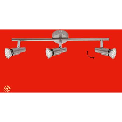 BRILONER LEUCHTEN LED Deckenleuchte "One", silber, Leuchten, LED Deckenleuchte