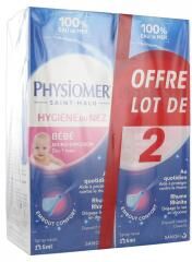 Physiomer Bébé Hygiène du Nez Spray Nasal Lot 2 x 115 ml - Lot 2 x 115 ml