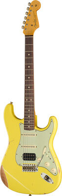 Fender 63 Strat Relic GYW HSS Grafitti Yellow