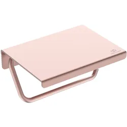Ideal Standard Alu+ Papierrollenhalter, mit Deckel, verdeckte Befestigung, 150x114x95mm, BD592RO, Farbe: Rose