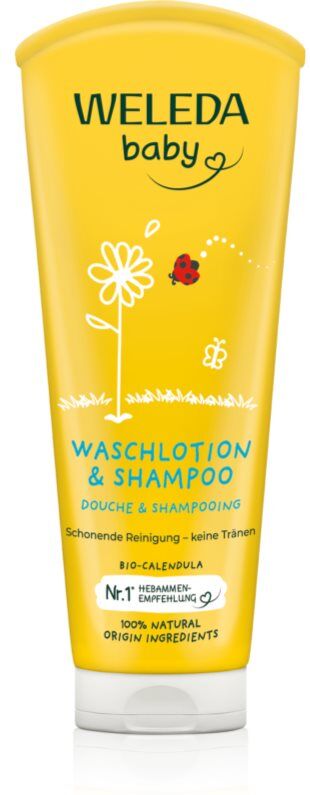 Weleda Baby and Child Shampoo und Duschgel für Kinder Ringelblume 200 ml
