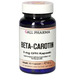 BETA Carotin 5 mg Kapseln 60 St