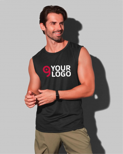 ACTIVE 140 Tank Top Uomo Mesh Traspirante Poliestere Regular Personalizzate o neutre Stedman