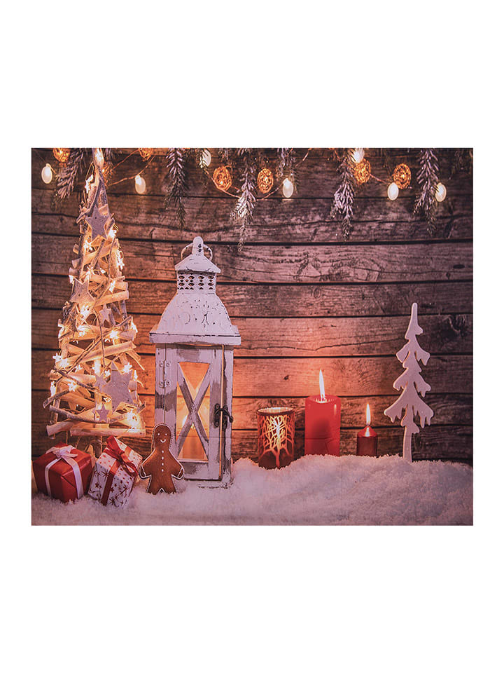 Clayre & Eef Wandteppich "Weihnachtsbaum" in Bunt - (L)180 x (B)210 cm - onesize