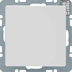 Berker 75441229 Objekt-Temperaturregler mit Tasterschnittstelle Q.x polarweiß, samt