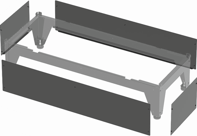 Wolf Cha Verkleidung 9147102 für Bodenkonsole CHA-Monoblock