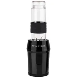 Swiss Mini-Standmixer – SCHWEIZ – MOOV9 – 300 W – 570 ml – 2 Flaschen – Schwarz, Standmixer, Schwarz