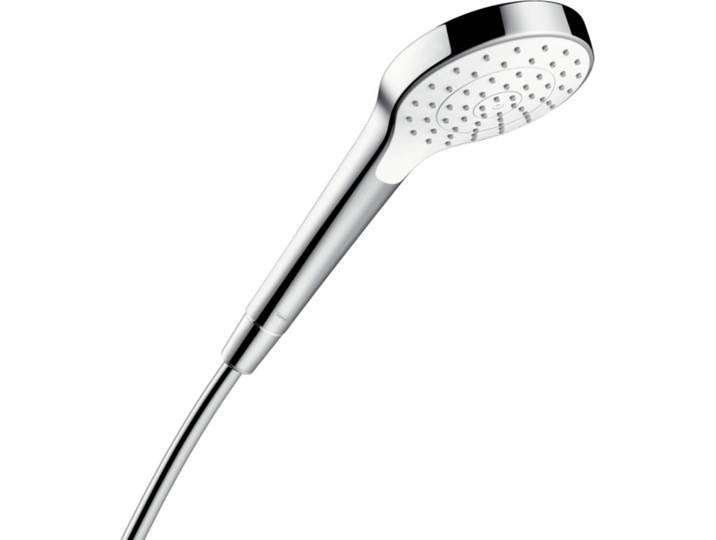 Douche de main hansgrohe Croma S\, 110 mm\, 1 jet\, technologie EcoSmart+\, blanc/chromé