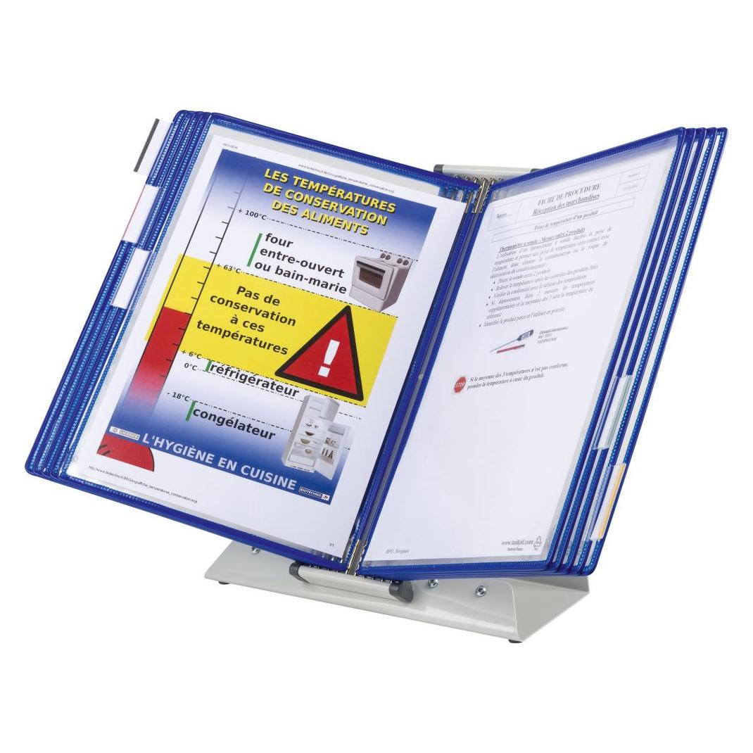 Tarifold Sichttafelsystem 434101 DIN A4 blau mit 10 St. Sichttafeln (A4) (434101)