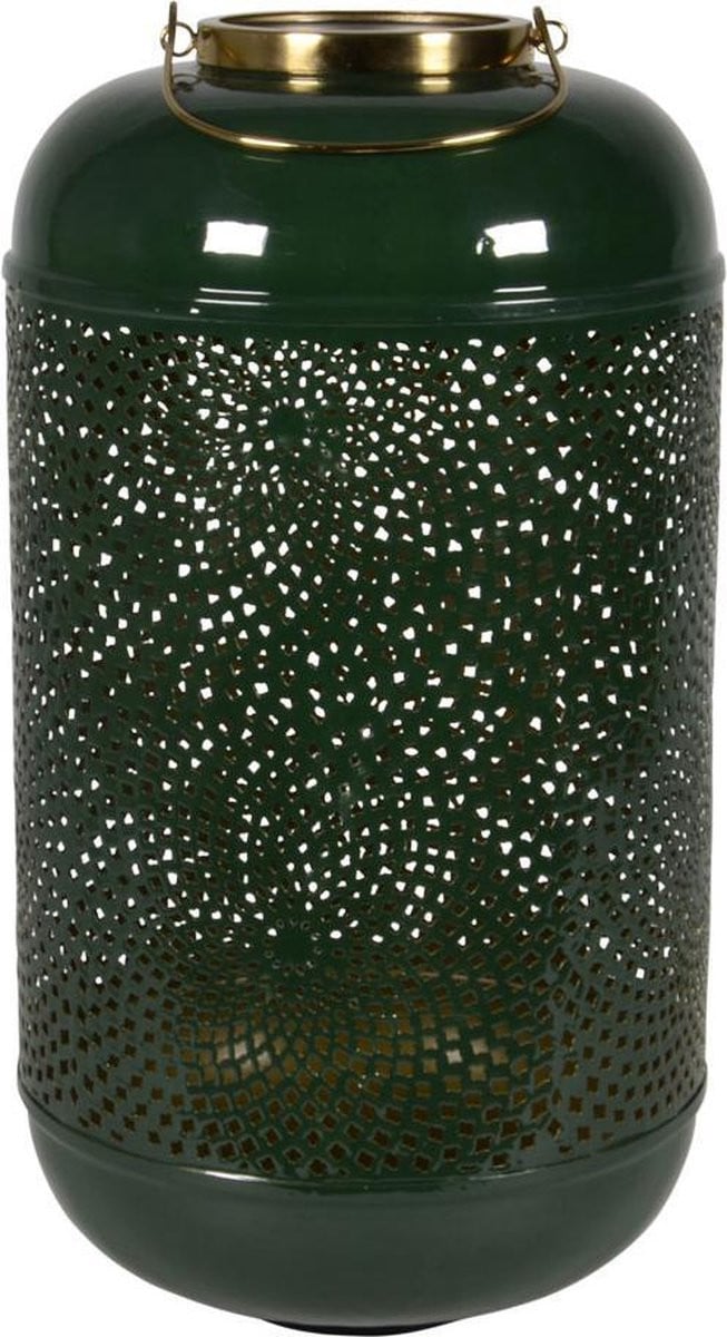 Windlicht Marrakesh groen 28 x 48 cm