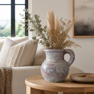 Sagebrook Home "Seasoned Jug Terracotta Vase for Cozy Modern Bedroom, 9"""
