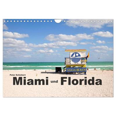 Miami und Florida (Wandkalender 2026 DIN A4 quer), CALVENDO Monatskalender