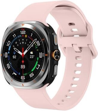 United Samsung Galaxy Watch Ultra Silicone Watch Band With Colorful Buckle Soft Sport Replacement Strap pink