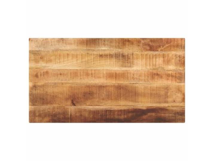 Favemtsl Tischplatte Rechteckig 120x60x1,5cm Massivholz Mango Rau Rustikale Ersatztischplatte aus rauem Mangoholz mit natürlicher Maserung für Esszimmer, Bistro und Gastronomie.