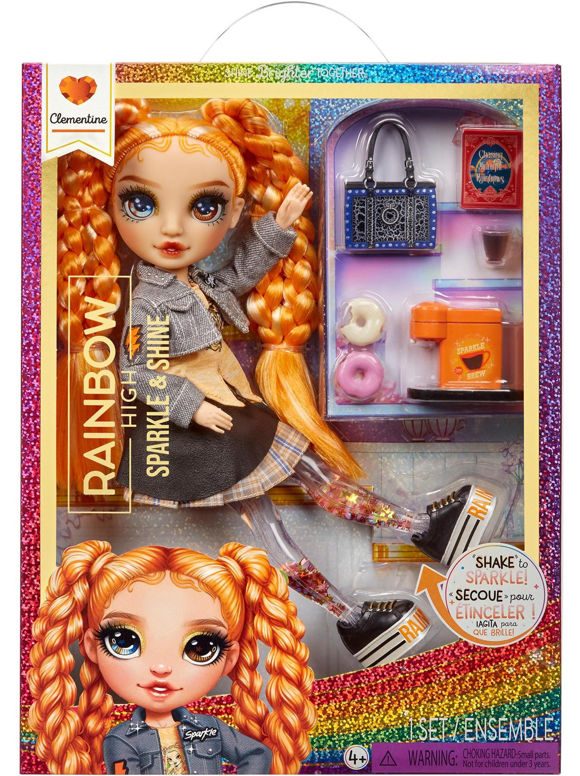Rainbow High Fashionpop Clementine Sparkle & Shine serie door MGA