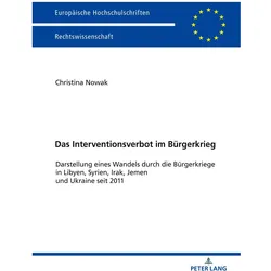Das Interventionsverbot im Bürgerkrieg, Fachbücher von Christina Nowak