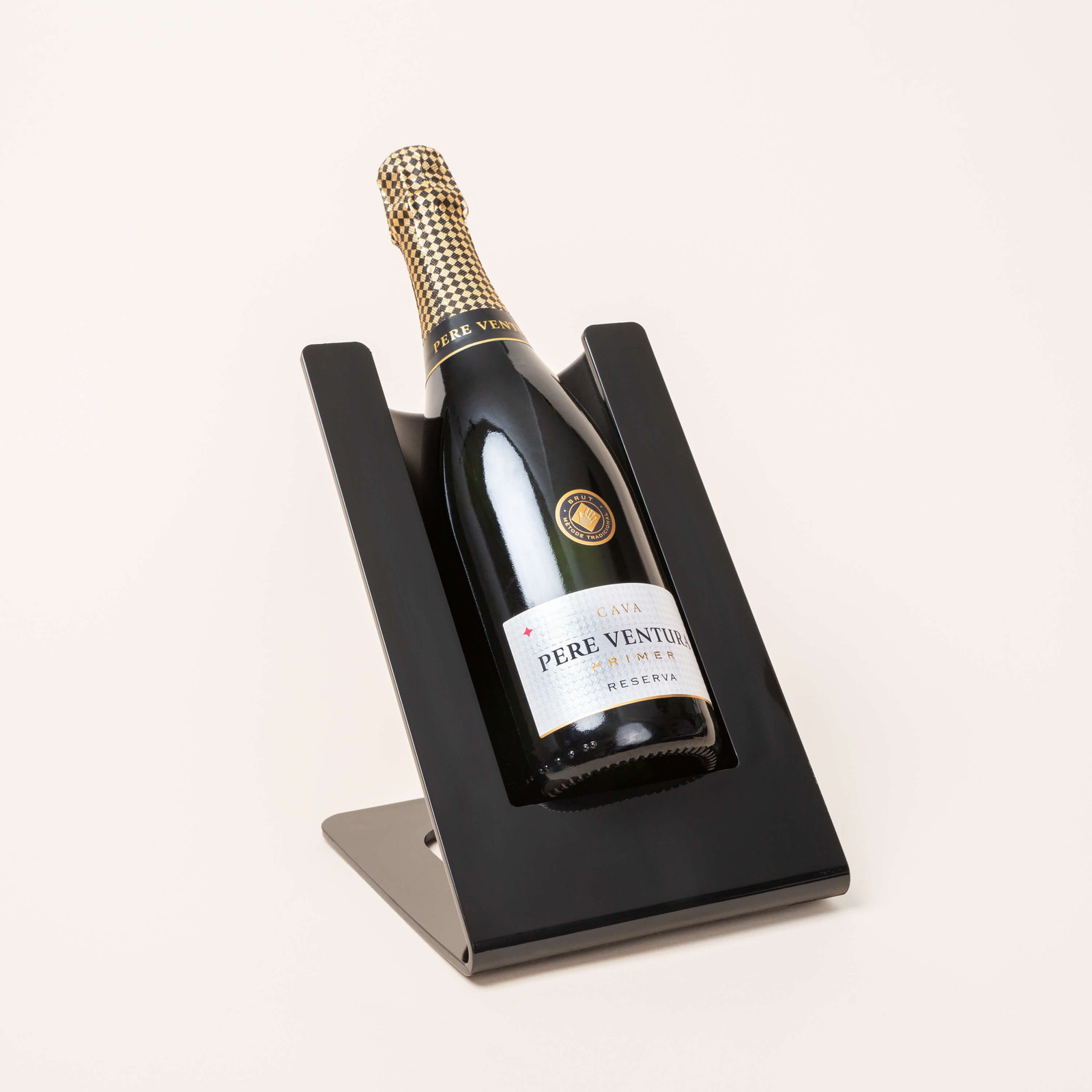 Innovatieve koeler in zwart, wit of transparant met acryl details, B/D/H: 22,0 x 16,5 x 21,0 cm