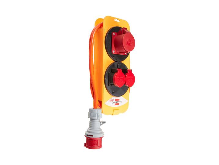Brennenstuhl Stromstation CEE Handwerk Industrie 2 m K35 5 G 1.5