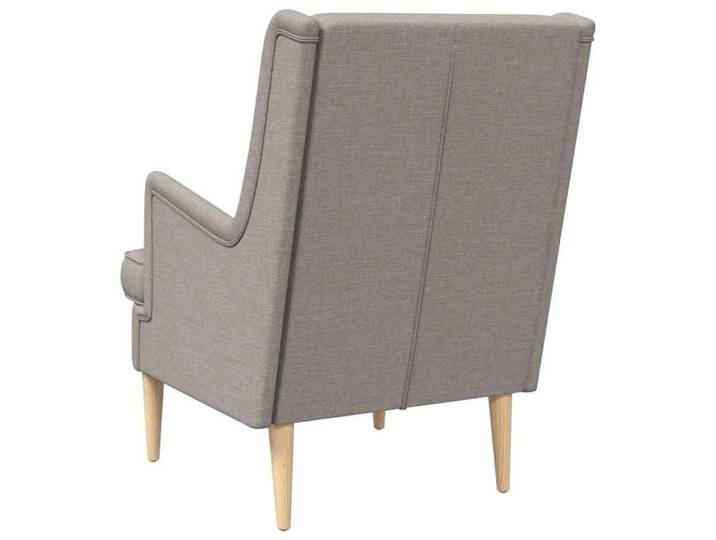 Confortable Fauteuil simple pour salon bureau chaise relax Taupe tissu__27951